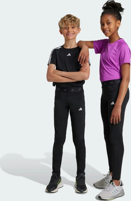adidas TECHFIT Hose lang black/carbon/white (Junior)