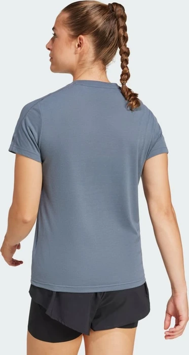 adidas Aeroready Train Essentials Minimal Branding Funktionsshirt kurzarm onix/white (Damen)