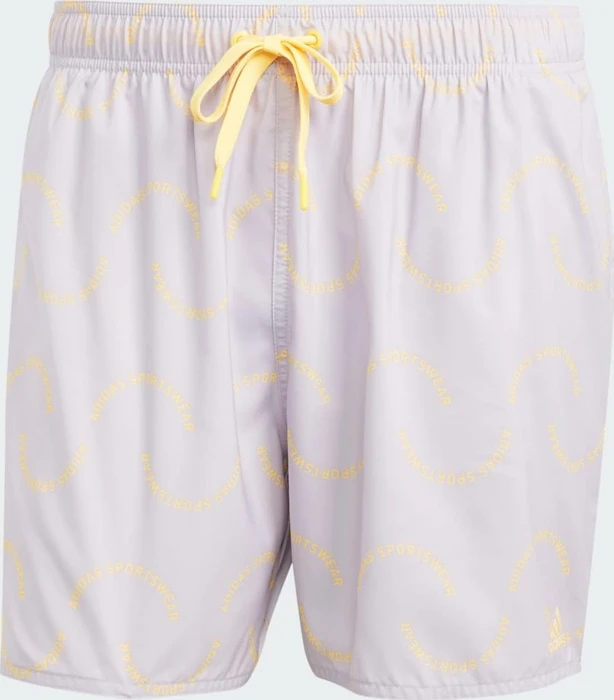 adidas Wave Logo CLX Badeshorts silver dawn/spark (Herren)