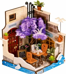 Rolife Miniature House Sea Holiday Restaurant