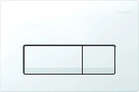 Geberit Delta50 Betätigungsplatte für 2-Mengen-Spülung weiß