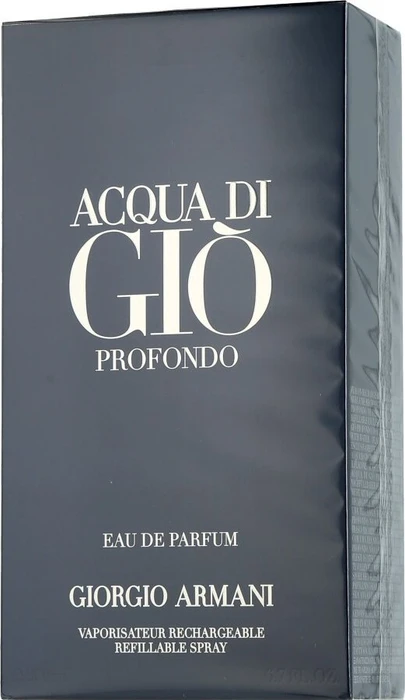 Giorgio Armani Acqua di Gio Homme Profondo Eau de Parfum nachfüllbar, 200ml