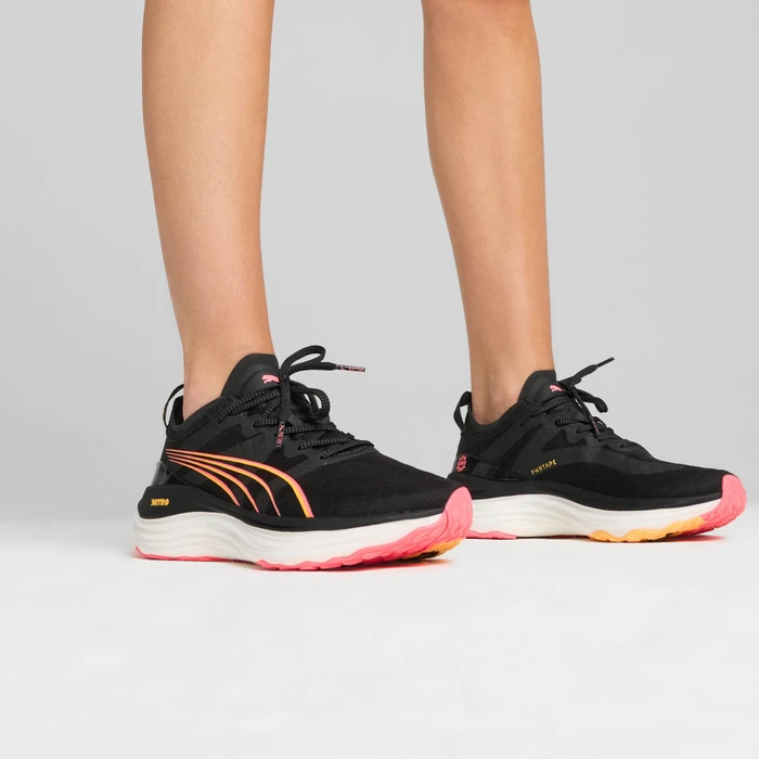 Puma ForeverRun Nitro puma black/sunset glow/sun stream (Damen)