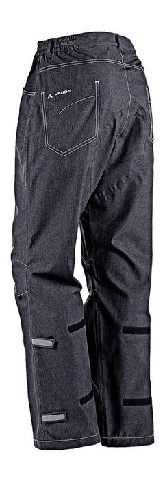 Vaude Homy Rainpants Fahrradhose lang schwarz (Herren)