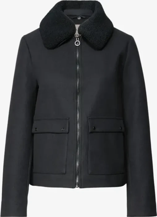 Street One Abnehmbarer Kragen Jacke obsidian blue (Damen)