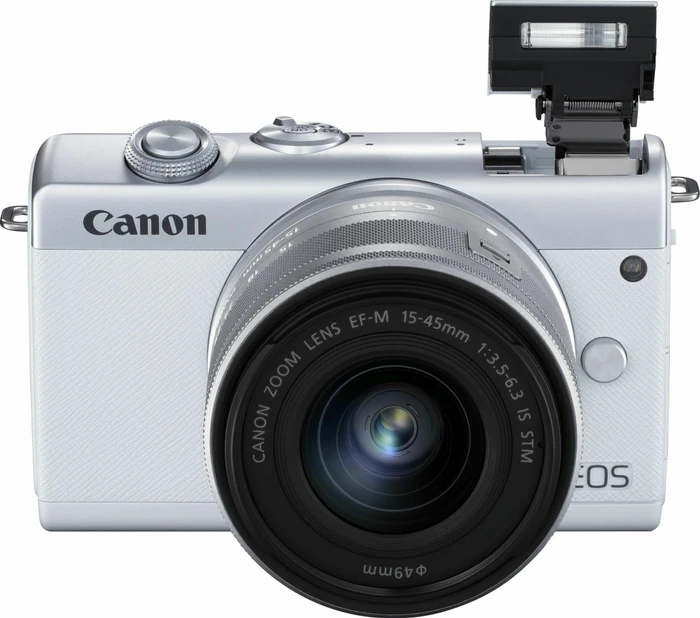 Canon EOS M200 weiß mit Objektiv EF-M 15-45mm 3.5-6.3 IS STM