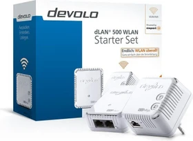 devolo dLAN WLAN 500 Starter Set OEM, 2er-Bundle (9460)