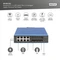 Digitus DN-65 Industrial Railmount Gigabit Managed Switch, 8x RJ-45, 4x SFP+, 240W PoE+ Vorschaubild