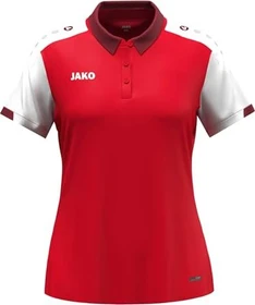 Jako Dynamic Poloshirt kurzarm red/white/dark red (Damen)