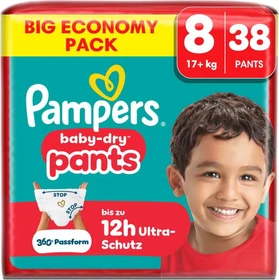 Pampers Baby-Dry pants Gr.8 Einwegwindel, 17+kg, 38 Stück