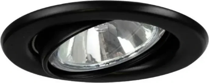 Brumberg GX5.3 Stahl Einbauleuchte rund schwarz