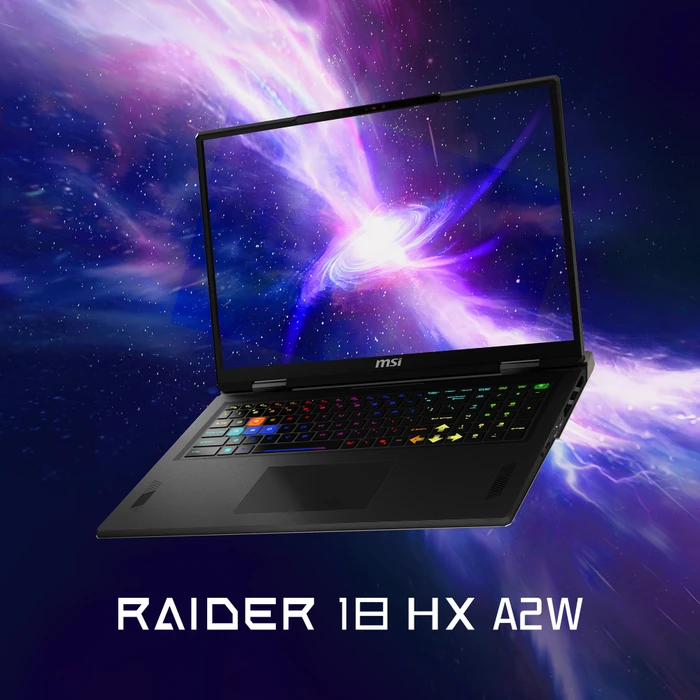MSI Raider 18 Max HX A2WH-1088, Cosmos Gray, Core Ultra 9 275HX, 32GB RAM, 1TB SSD, GeForce RTX 5070 Ti, DE
