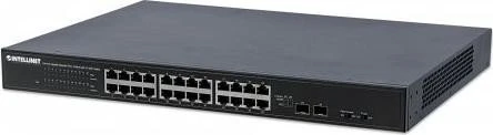 Intellinet Rackmount Gigabit Smart Switch, 24x RJ-45, 2x SFP+, 400W PoE+