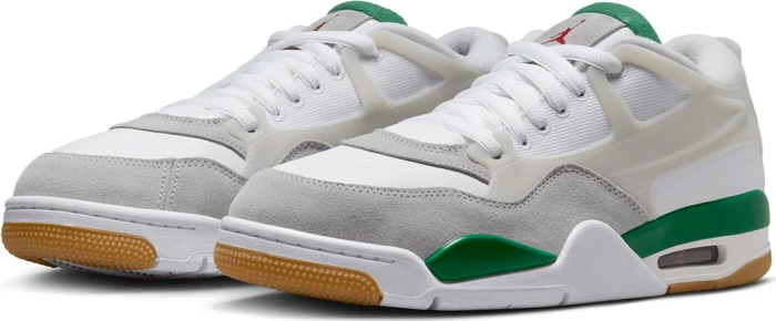 Nike Air Jordan 4 RM white/neutral grey/wolf grey/pine green (Herren)