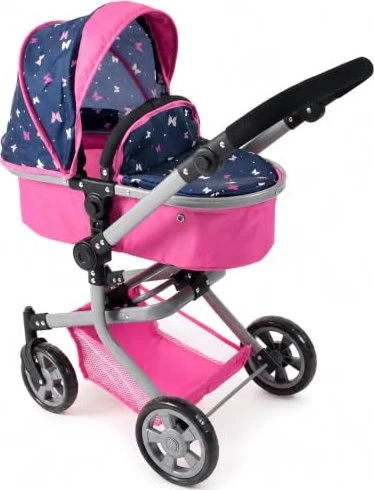 Bayer Chic 2000 Mika Kombipuppenwagen butterfly navy pink