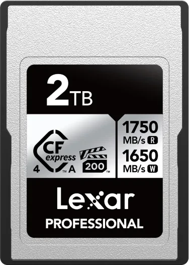 Lexar Professional SILVER R1750/W1650 CFexpress 4.0 Type A 2TB