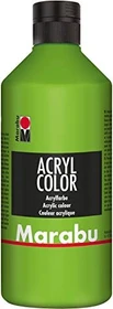Marabu Acryl Color Acrylfarbe, blattgrün, 500ml