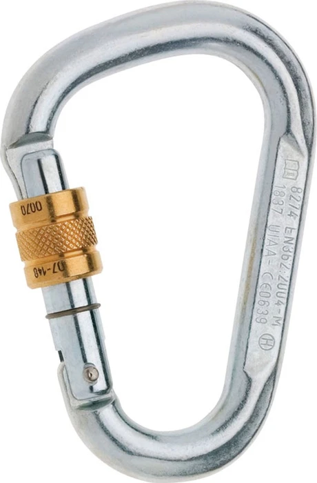 Edelrid HMS Stahl Schraubkarabiner (71837)