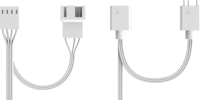 Ocypus Gamma C60 ARGB, weiß, Glasfenster
