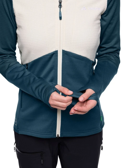 Vaude Monviso Grid Fleece Funktionsjacke dark sea/white (Damen)