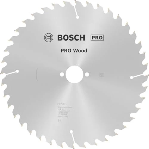 Bosch Professional Optiline Wood Kreissägeblatt 40Z, 250x3.2x30mm, 1 Stück