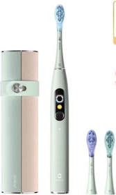 Oclean X Ultra 20 grün + 3 Aufsteckbürsten + Etui