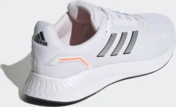 adidas Runfalcon 2.0 cloud white/silver metallic/solar red (Herren)