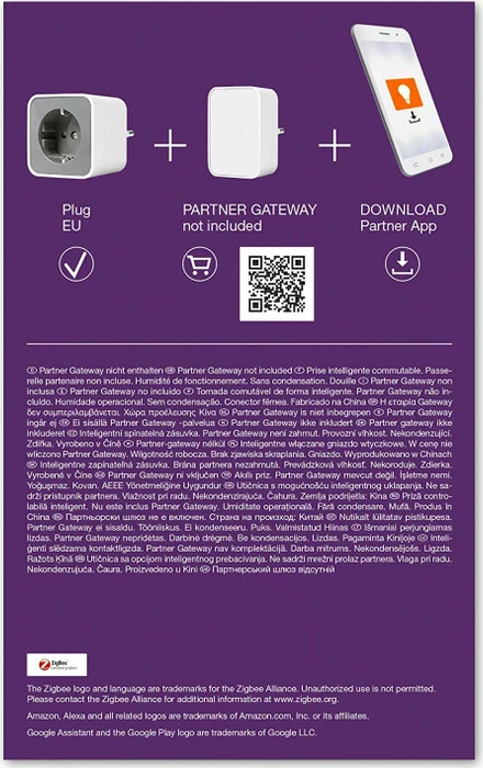 Ledvance SMART+ Plug ZigBee, Smart-Steckdose, 4er-Pack