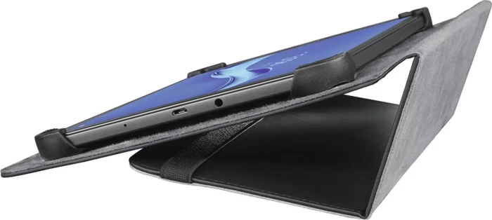 Hama Fold Clear Tablet-Hülle Universal bis 11", schwarz