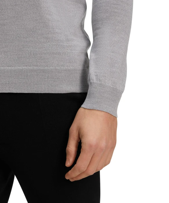 Falke Basic Apparel V-Ausschnitt Pullover light grey (Herren)