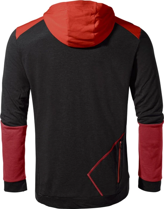Vaude Qimsa Hoody Funktionsshirt langarm glowing red (Herren)