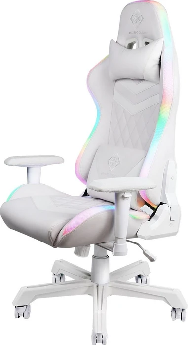 Deltaco Gaming WCH90 RGB Gamingstuhl, weiß