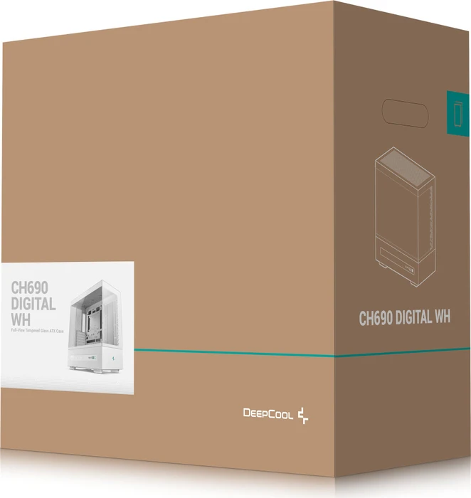 DeepCool CH690 Digital WH, weiß, Glasfenster