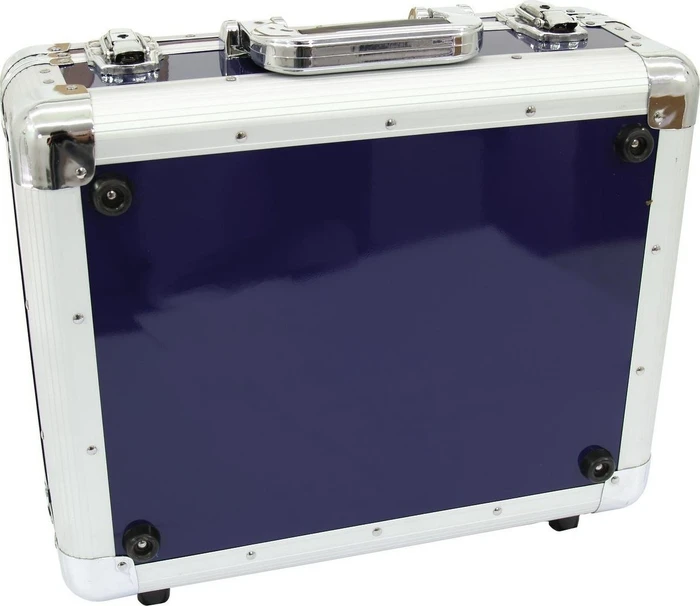 Roadinger CD-Case ALU Digital-Booking abgerundet blau