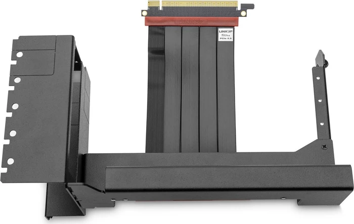 EK Water Blocks EK-Loop Vertical GPU Holder EVO, shifted, inkl. Grafikkarten-Halterung, gewinkelt, PCIe 4.0, 200mm
