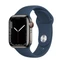 Apple Watch Series 7 (GPS + Cellular) 41mm Edelstahl graphit mit Sportarmband abyssblau Vorschaubild