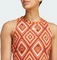 adidas x FARM Rio Trainingstop Crop-Top mystery brown/fox red/easy yellow (Damen) Vorschaubild