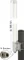 DeLOCK WLAN 802.11 ac/ax/a/b/g/n, Mastmontage Outdoor-Antenne, 5GHz/2.4GHz, 6.20-8dBi, N-Type (Buchse), omnidirektional, weiß Vorschaubild