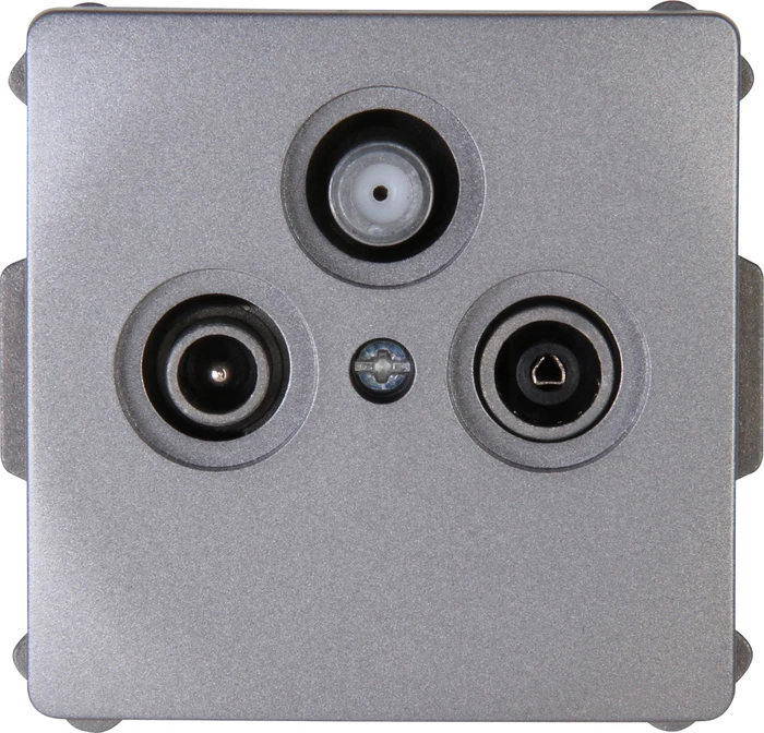 Kopp VENEDIG Antennensteckdose 3-fach platin