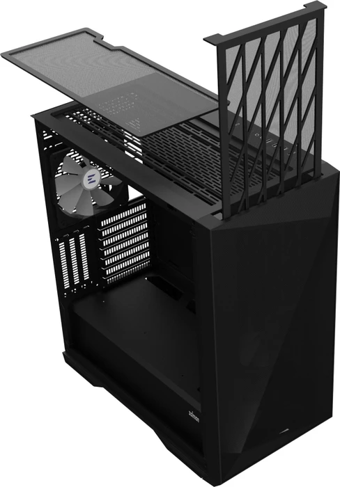 Zalman Z9 Iceberg MS_Black, schwarz, Glasfenster
