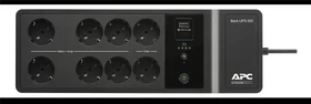 APC Back-UPS, 650VA, Steckdosenleiste, 8x Schuko, USB