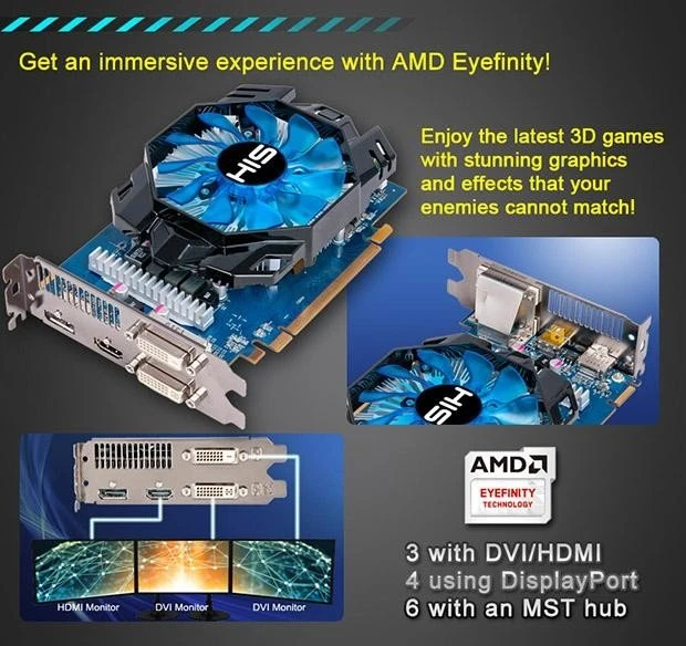 HIS Radeon R7 360 iCooler, 2GB GDDR5, 2x DVI, HDMI, DP