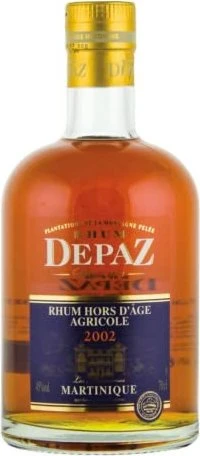 Depaz Rhum Agricole Vieux Hors D'Âge Les Millésimes 2002 700ml