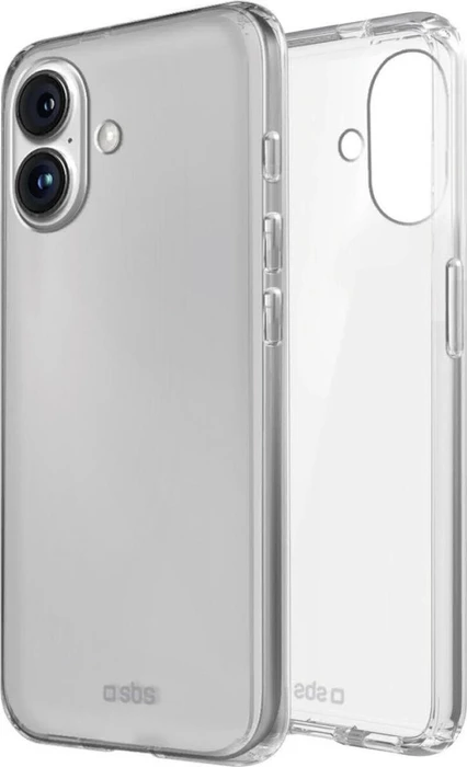 SBS Mobile Skinny Cover für Apple iPhone 16 Plus transparent
