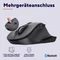 Trust Fyda Multi-Device Wireless Mouse schwarz, USB/Bluetooth Vorschaubild