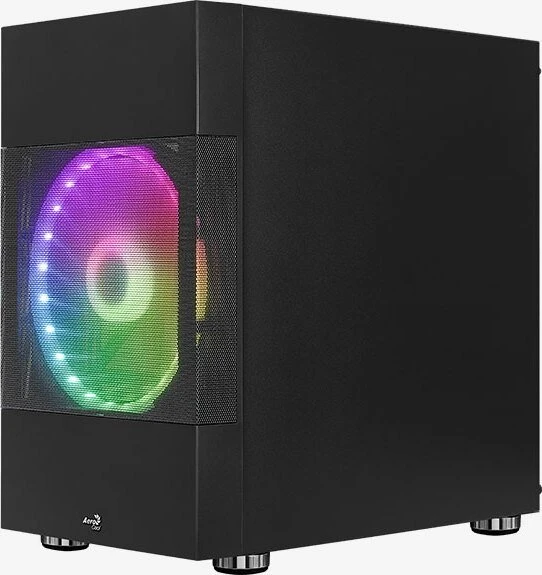 AeroCool Atomic, inkl. GPU-Halterung, Glasfenster