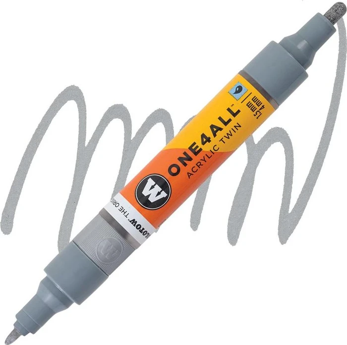 Molotow ONE4ALL Twin 1.5/4mm Acrylmarker cool grey pastell