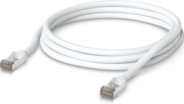 Ubiquiti UniFi Patchkabel Outdoor, Cat6, RJ-45/RJ-45, 3m, weiß