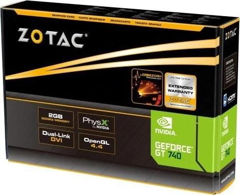 Zotac GeForce GT 740, 2GB DDR3, VGA, DVI, HDMI
