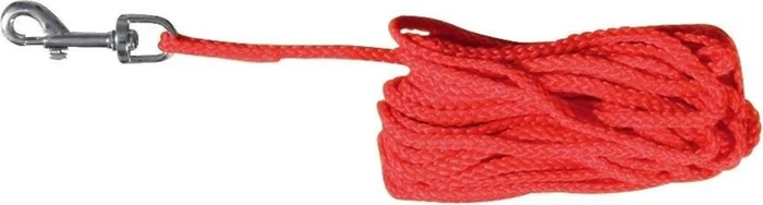Trixie Schleppleine, rund, S-M, 10m, rot
